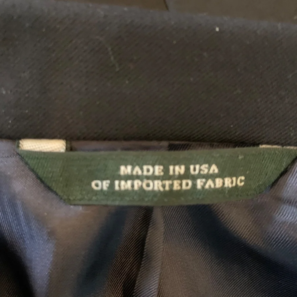 Vintage Brooks Brothers Mens Navy Blue Saxxon Madison Blazer-01 - Picture 6 of 9